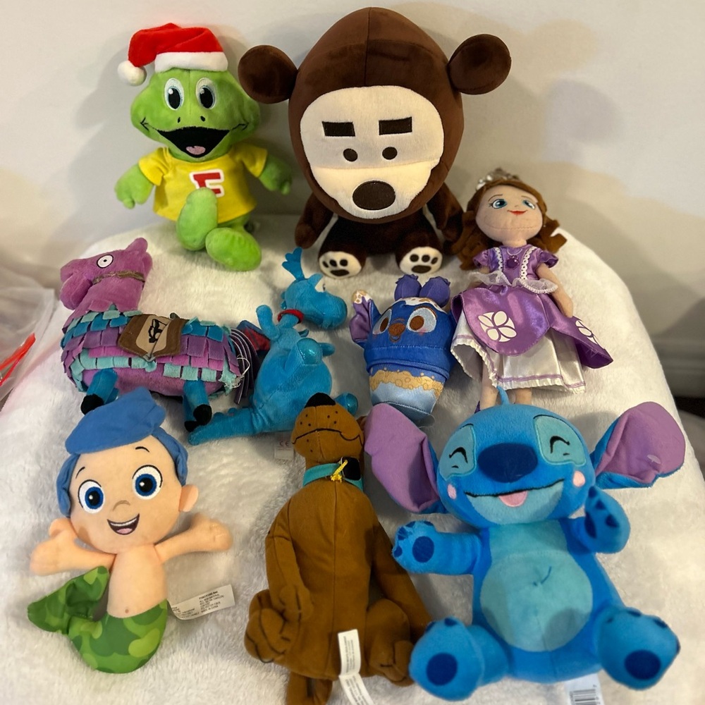 Assorted Plush Toys for Kids - 9 pk